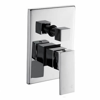 Cube Shower Mixer With Diverter  