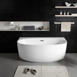 Morocco Back to the Wall Free Standing Bath 170cm  