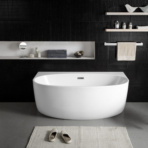 Morocco Back to the Wall Free Standing Bath 150cm  