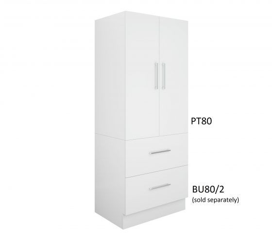 Pantry Topper 80cm - Two Drawer Pantry Topper 80cm - Two Drawer