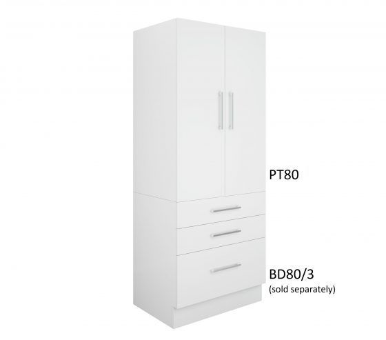 Pantry Topper 80cm - Three Drawer Pantry Topper 80cm - Three Drawer