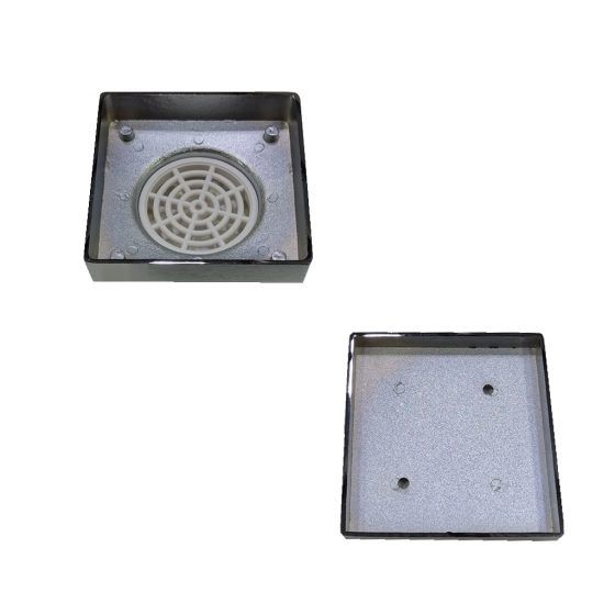 100mm Tile Floor Grate - Two Pieces 100mm Tile Floor Grate - Two Pieces