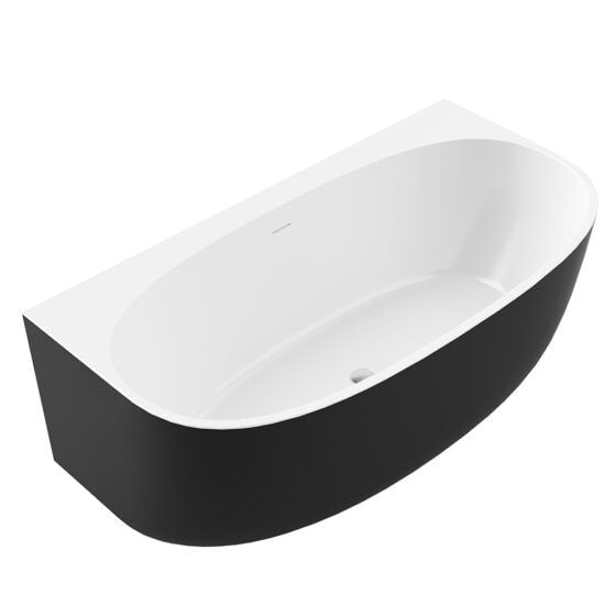 Morocco Bath White inside Black Outside