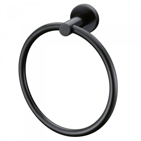 Black Fiona Towel Ring  