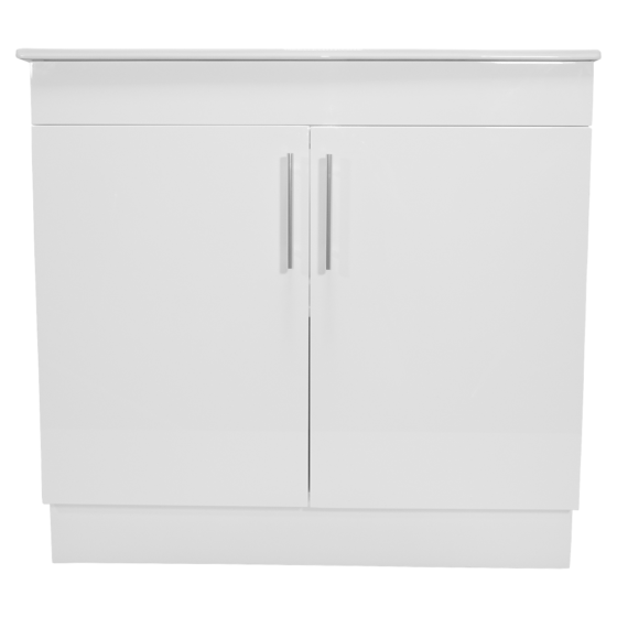 VUJE90P-Jessica-90cm Jessica-PVC-Vanity-Unit-Bathroom-90cm-White-Glossy-Perth-Alpine-Cheap