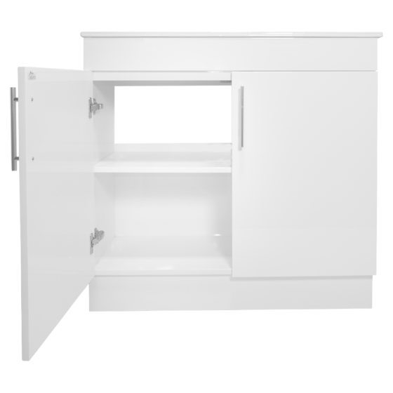 VUJE90P-Jessica-90cm Jessica-PVC-Vanity-Unit-Bathroom-90cm-White-Glossy-Perth-Alpine-Cheap