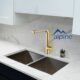 104103BG-Sink Kitchen Mixer - Brushed Gold - Alpine