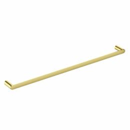 Sky Single Towel Rail Brushed Gold  