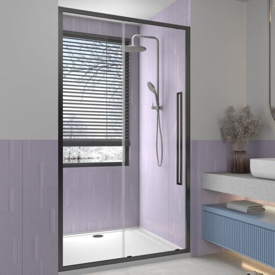 Alpine Black Sliding Door