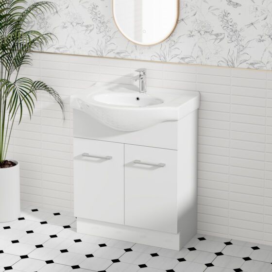 Jessica Semi-Recessed PVC Vanity Unit - 700A Jessica Semi-Recessed PVC Vanity Unit - 700A