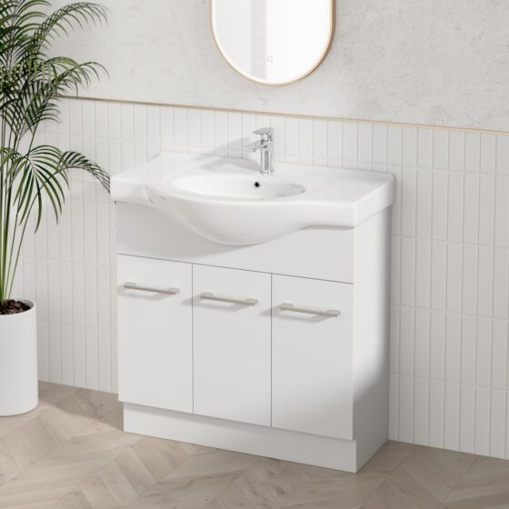 Jessica Semi-Recessed PVC Vanity Unit - 900B Jessica Semi-Recessed PVC Vanity Unit - 900B