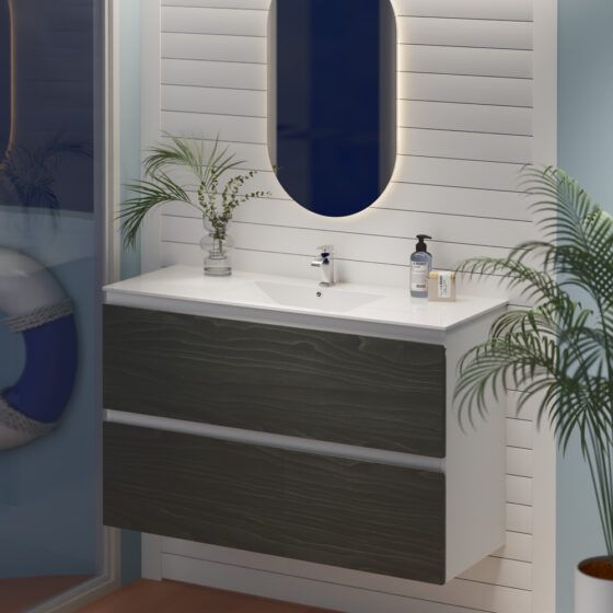 Espresso Roast two drawer night bathroom Espresso Roast two drawer night bathroom