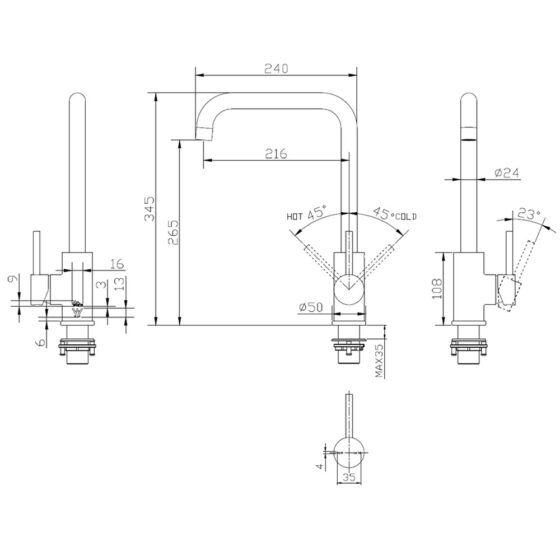 106103 Cosmic SInk Mixer 106103 Cosmic SInk Mixer