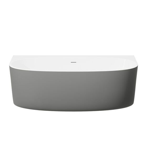 Morocco Bath White inside Grey Outside-4 Morocco Bath White inside Grey Outside-4