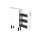 20cm-pull-out-spice-rack-cabinet-sky-chrome-Handle-open
