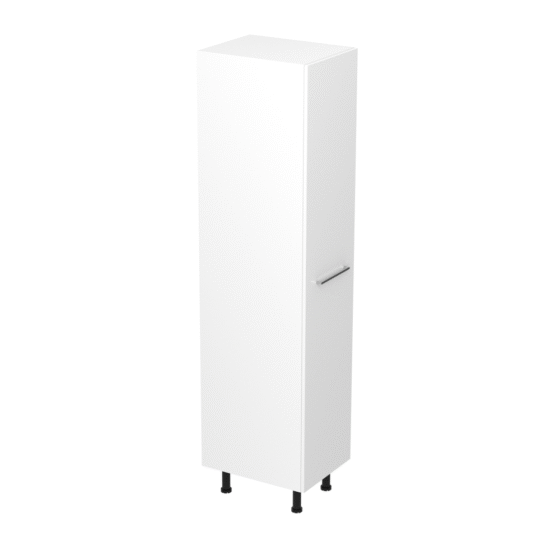 45cm-pull-out-pantry:linen-cupboard-sky-chrome-handel-side