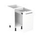 45cm-pull-out-utility-base-cabinet-sky-chrome-Handle-open