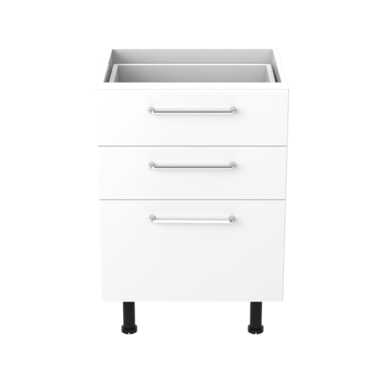 60cm-3-drawer-base-cabinet-cosmic-chrome-Handle-front 60cm-3-drawer-base-cabinet-cosmic-chrome-Handle-front