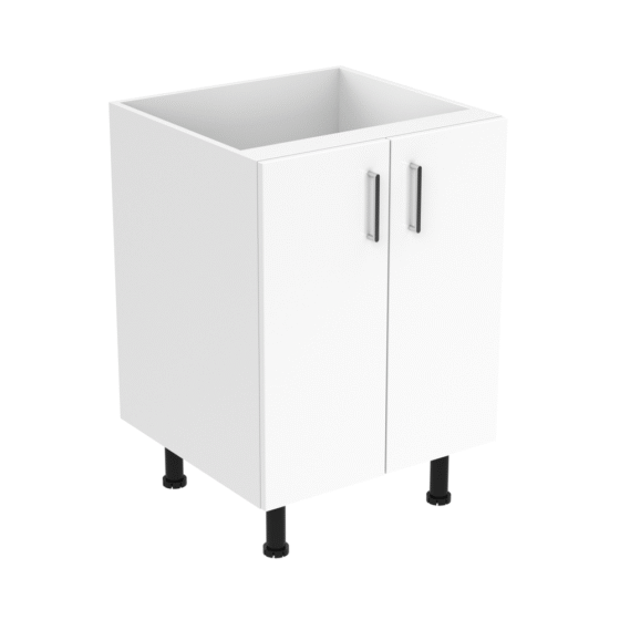60cm-double-door-base-cabinet-sky-chrome-Handle-side