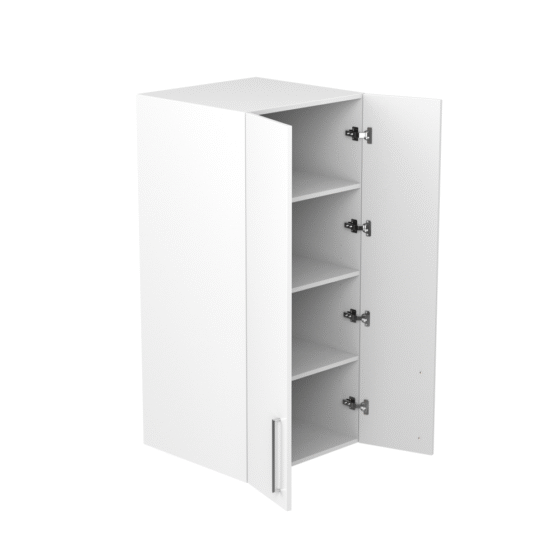 60cm-double-door-pantry-topper-sky-chrome-Handle-open 60cm-double-door-pantry-topper-sky-chrome-Handle-open