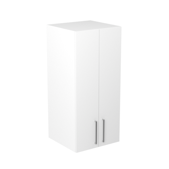 60cm-double-door-pantry-topper-sky-chrome-Handle-side