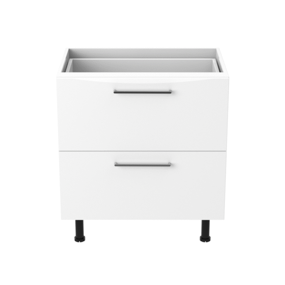 80cm-2-drawer-base-cabinet-sky-chrome-Handle-front 80cm-2-drawer-base-cabinet-sky-chrome-Handle-front