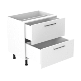 80cm 2 Drawer Base Cabinet  