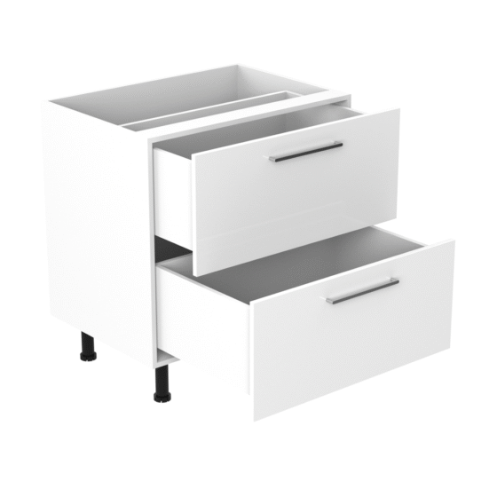 80cm-2-drawer-base-cabinet-sky-chrome-Handle-open 80cm-2-drawer-base-cabinet-sky-chrome-Handle-open