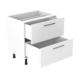 80cm-2-drawer-base-cabinet-sky-chrome-Handle-open