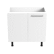 90cm-magic-corner-pull-out-cabinet-left-sky-chrome-Handle-front
