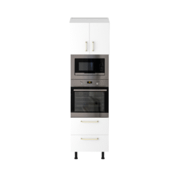 Q 60cm Wall Oven & Microwave Cabinet with 2 Drawers  