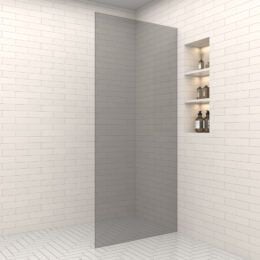 Alpine Platinum Grey Walk-In Glass Shower Panels  