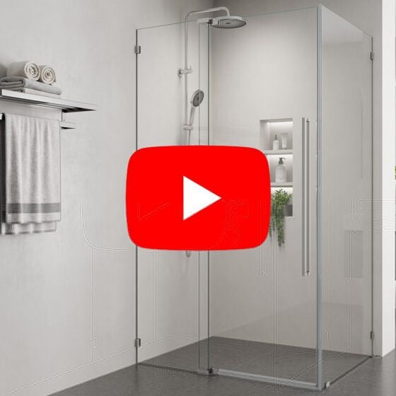 Alpine Frameless Pivot Door and Return youtube Alpine Frameless Pivot Door and Return youtube