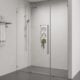 Alpine Frameless Centre Pivot Door