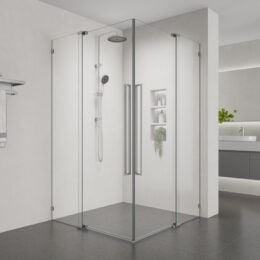 Alpine Frameless Corner Entry  