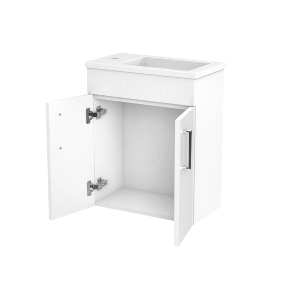 45cm Judy PVC Ensuite Vanity Unit Wall Hung VUJU45PWH_3 45cm Judy PVC Ensuite Vanity Unit Wall Hung VUJU45PWH_3