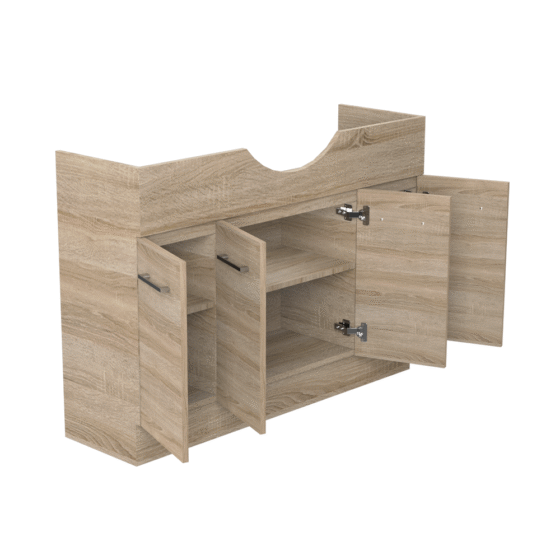 COJESR120PRO-3 Jessica PVC Semi-Recessed 120cm R-Oak