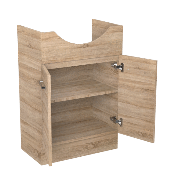 COJESR60PRO-2 2 Jessica PVC Semi-Recessed 60cm R-Oak