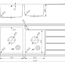 Axis One & Half Bowl Sink & Drainer Axis One & Half Bowl Sink & Drainer