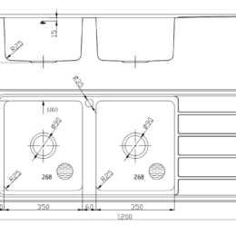 Axis Double Sink & Drainer Axis Double Sink & Drainer