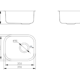 Capri Single Bowl Sink Capri Single Bowl Sink