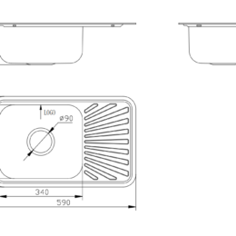Studio Single Bowl Sink & Drainer Studio Single Bowl Sink & Drainer