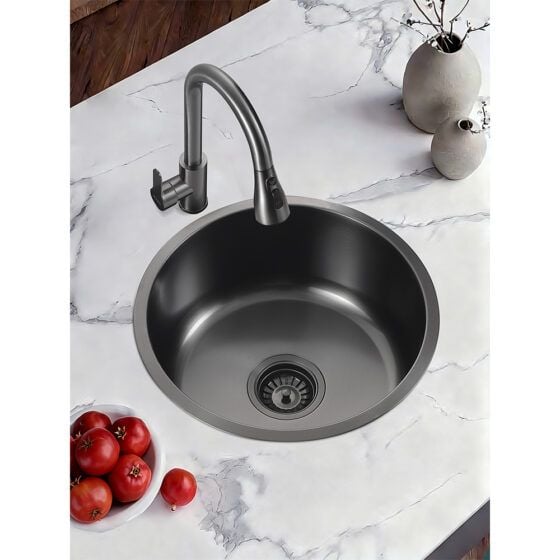 Hamersley Brushed Stainless Round Sink GM concept Hamersley Brushed Stainless Round Sink GM concept