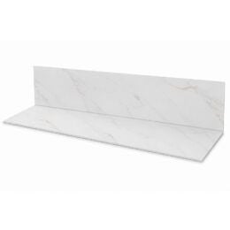 Golden Estatuario Densified Stone Splashback Golden Estatuario Densified Stone Splashback