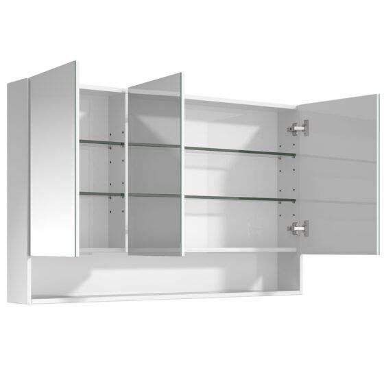 120cm Cassie shaving cabinet open doors 120cm Cassie shaving cabinet open doors