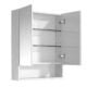 60cm Cassie shaving cabinet open doors