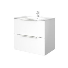 Cassie Double Drawer PVC 75cm Cassie Double Drawer PVC 75cm
