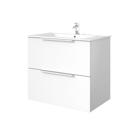 Cassie 2 Drawer PVC Vanity Unit 75cm Cassie 2 Drawer PVC Vanity Unit 75cm