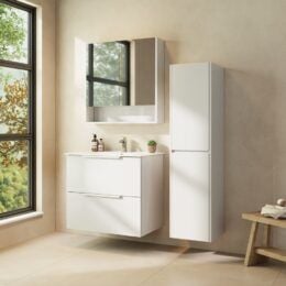 Cassie 75cm PVC Shaving Cabinet Cassie 75cm PVC Shaving Cabinet