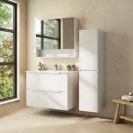 Cassie 90cm PVC Shaving Cabinet Cassie 90cm PVC Shaving Cabinet